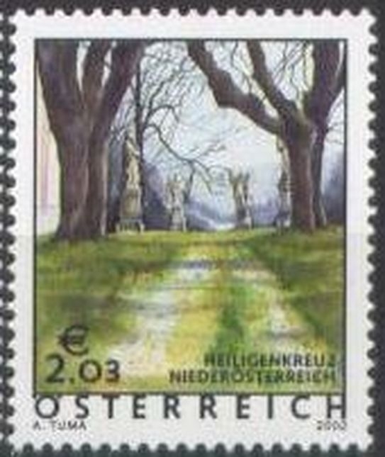 Austria 2002 Scott 1879 Sello ** Vistas Stations of the cross lower Austria Province 2.03€ Timbre Autriche Osterreich